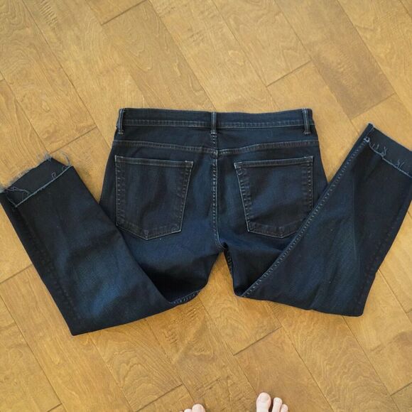 Helmut Lang Jeans Women's Size 31‎ Relaxed Tapered Crop - Picture 2 of 7